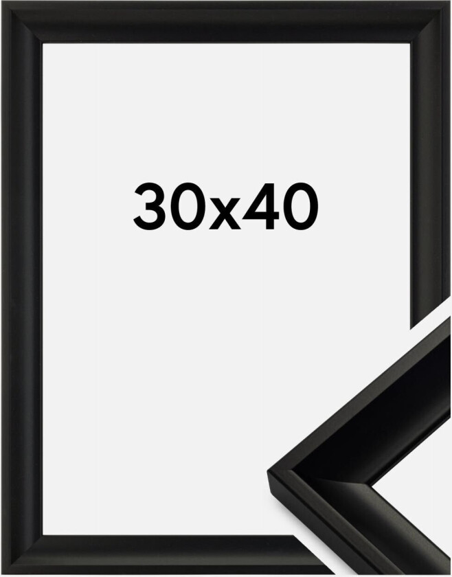 Ramme Öjaren Akrylglass Svart 30x40 Cm