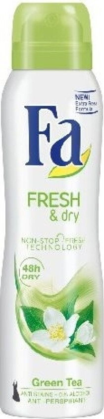 Fa Fresh & Dry Green Tea Deodorant spray 150ml