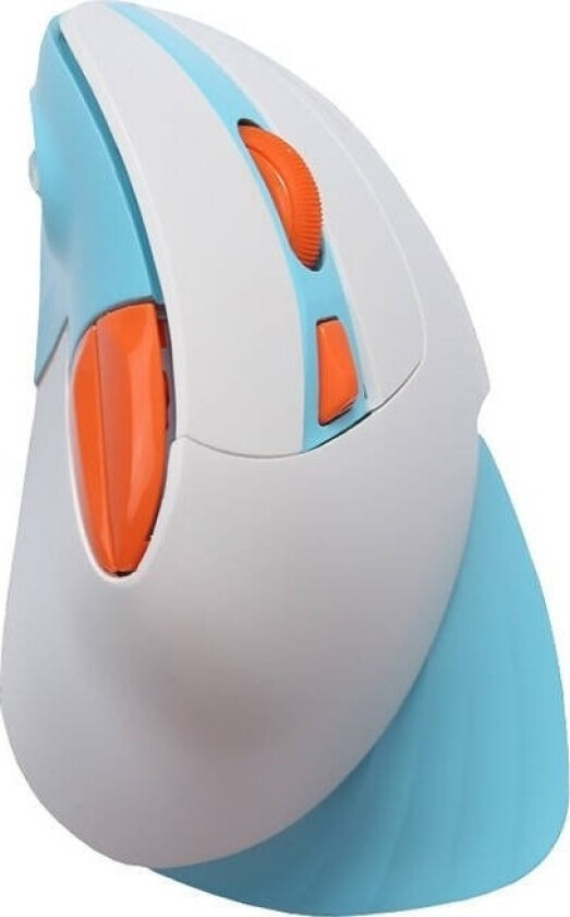 Dareu LM138G 2.4G 800-1600 DPI Wireless Vertical Mouse (blue and white)