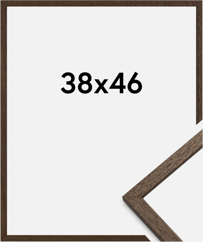 Ramme Edsbyn Akrylglass Valnøtt 38x46 Cm