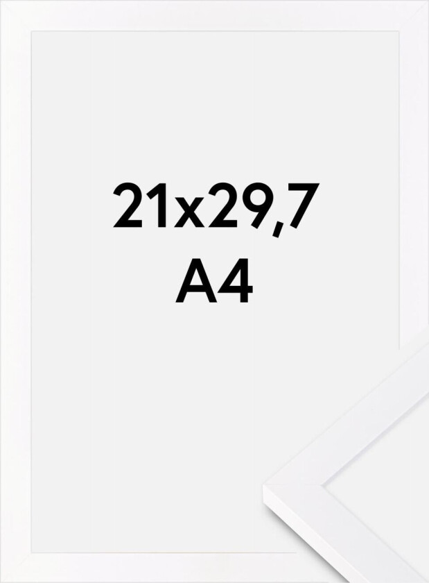 Ramme Selection Akrylglass Hvit 21x29,7 Cm (A4)