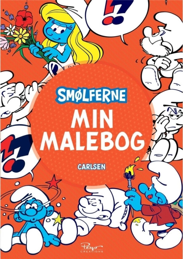 Smølferne - Min malebog (kolli 6) Peyo