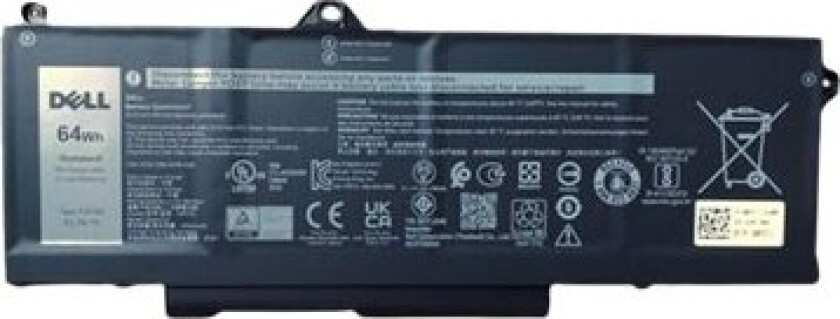 - Batteri til bærbar PC - litiumion - 4-cellers - 64 Wh - for Latitude 5421
