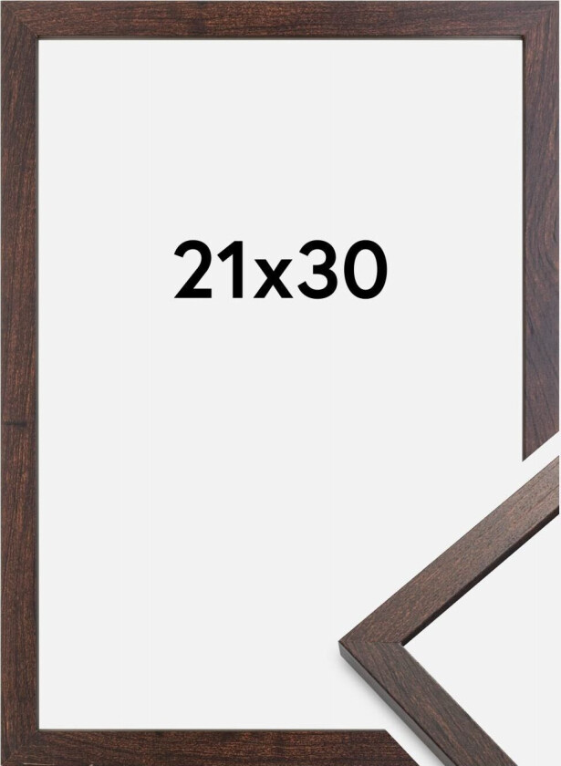 Ramme Trendy Valnøtt 21x30 Cm