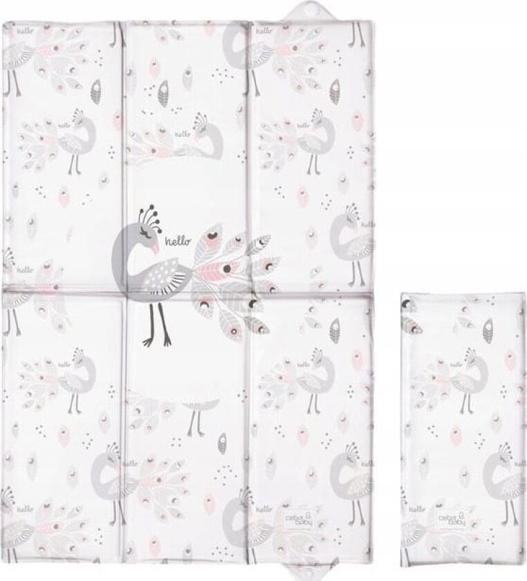 Sammenleggbar stellematte 60x40cm Lolly Polly Peacock
