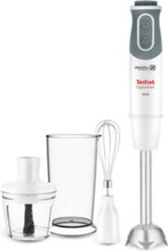 Tefal Optichef HB643138 - Håndmikser - 800 W - white snow & quartzite