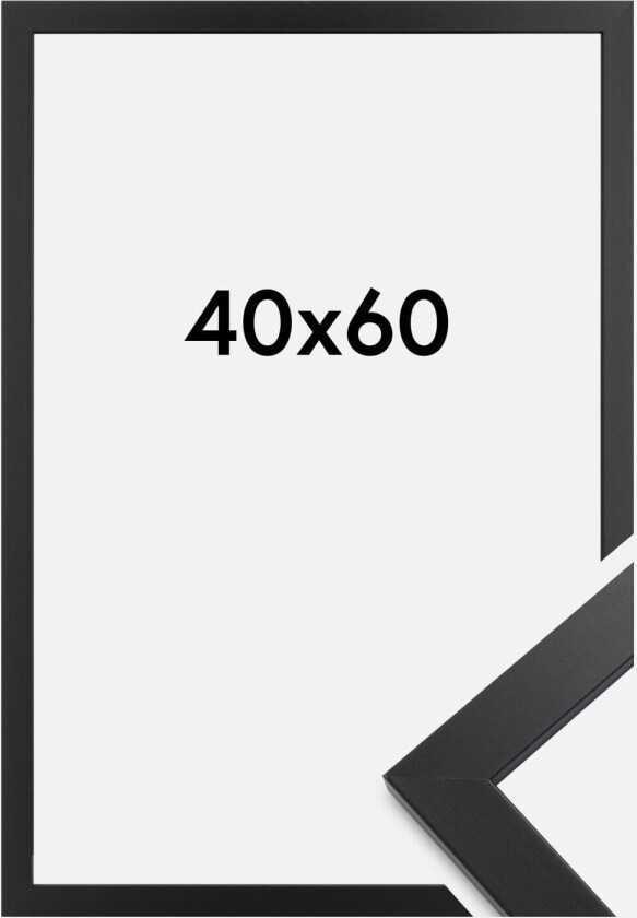 Ramme Black Wood Premium Antireflex 40x60 Cm