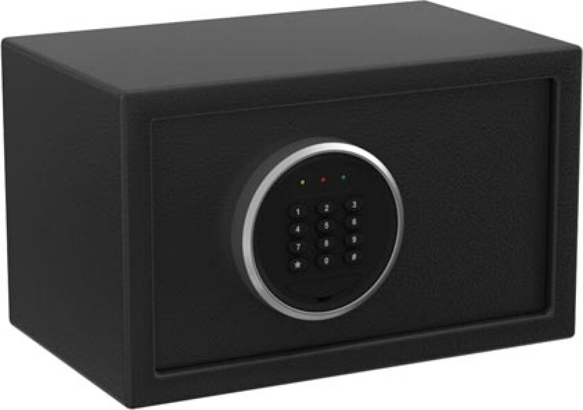 BASI EMT 200, Frittstående safe, Sort, Kode, Elektronisk, Stål, Batteri, AA
