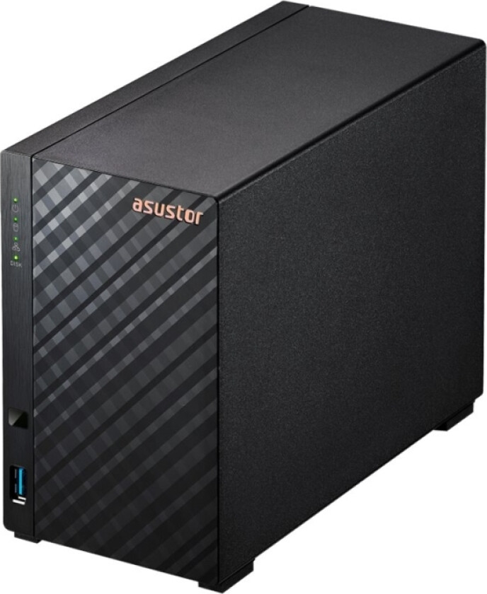 Drivestor 2 AS1102T - NAS-server - 2 brønner - SATA 6Gb/s - RAM 1 GB - 2.5 Gigabit Ethernet