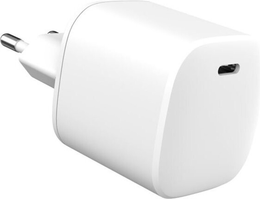 INFINITE - Strømadapter - GaN, 100% recycled plastic - 45 watt - 3 A - Apple Fast Charge, PD 3.0, QC 3.0 (24 pin USB-C) - hvit