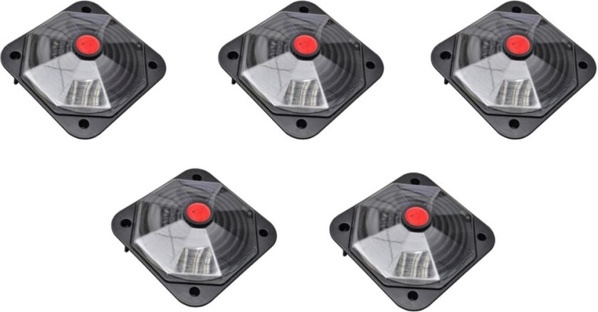 Soldreven bassengvarmer 735 W sett med 5 stk
