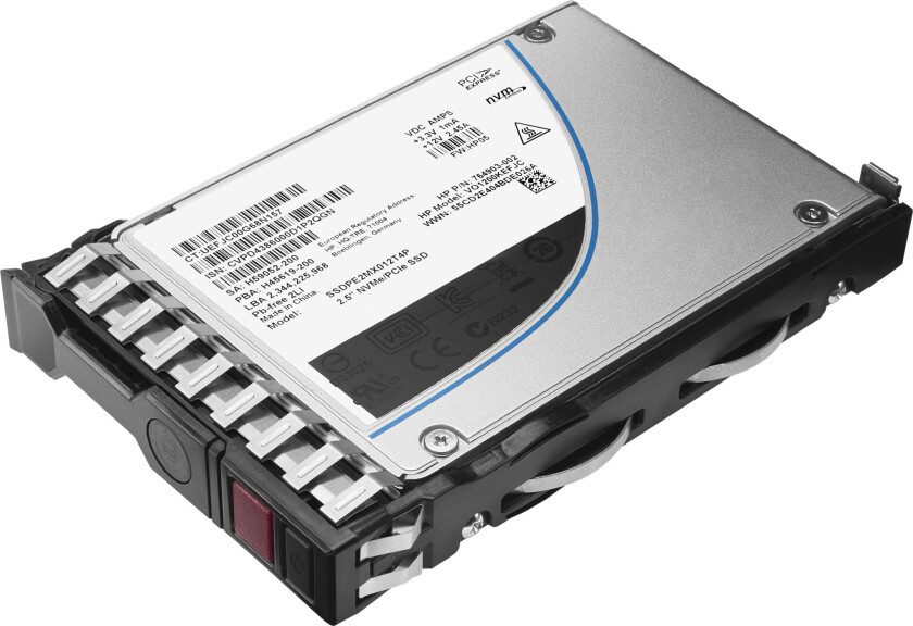 Hpe Read Intensive-3 - Ssd - 960 Gb - Hot-Swap - 2.5" Sff - Sata 6Gb/S - Med Hp Smartdrive-Holder