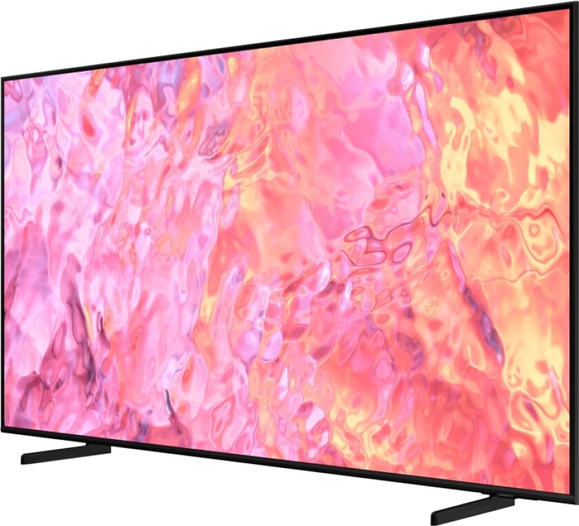 QE75Q60CAU - 75 Diagonalklasse Q60C Series LED-bakgrunnsbelyst LCD TV - QLED - Smart TV - Tizen OS - 4K UHD (2160p) 3840 x 2160 - HDR - Quantum Dot, Dual LED - svart