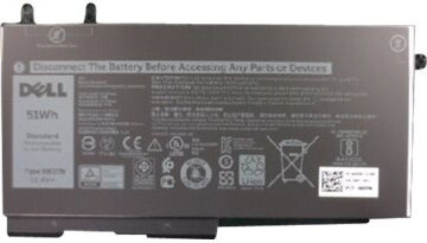 Primary Battery - Batteri til bærbar PC - litiumion - 3-cellers - 51 Wh - for Latitude 5400, 5401, 5410, 5411, 5500, 5501, 5510, 5511 Precision 3540, 3541, 3550, 3551