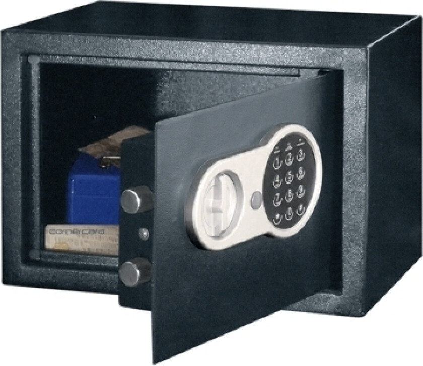 Rieffel HGS-16E, Frittstående safe, Sort, Elektronisk, 16 l, Metall, 1 hyller