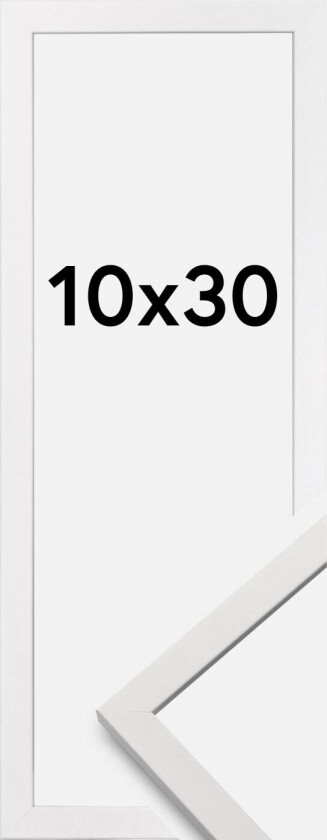 Ramme Edsbyn Hvit 10x30 Cm