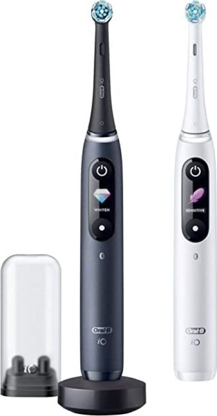 Electric Toothbrush iO8 Series Duo For adults Rechargeable Black Onyx/White Number of brush heads included 2 Number of teeth brushing modes 6