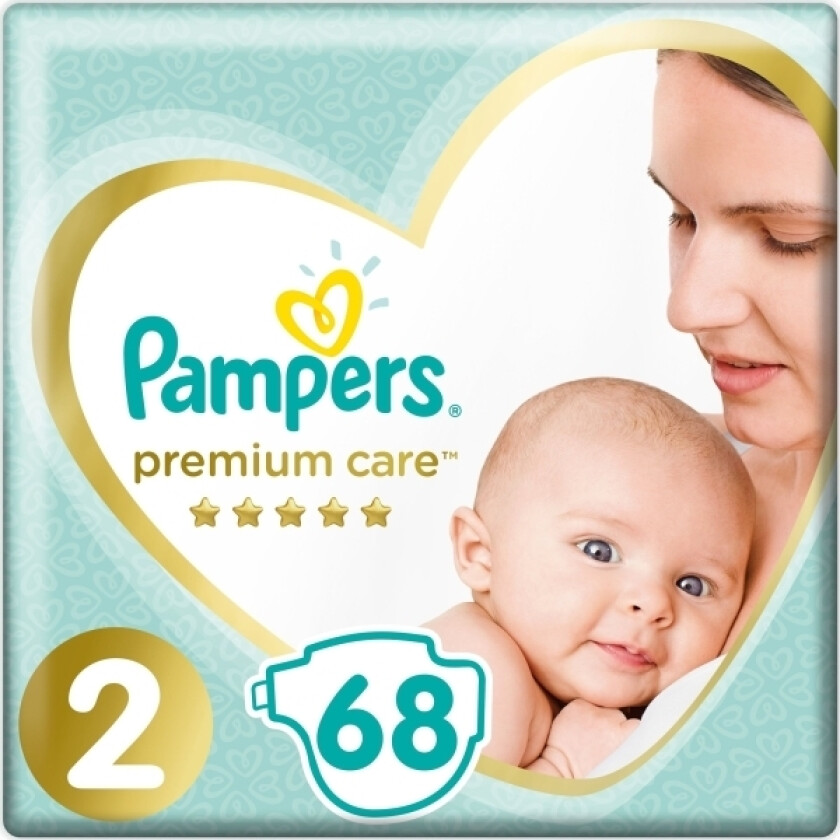 Diaper set Premium Care VP 2 (4-8 kg) 68 pcs.
