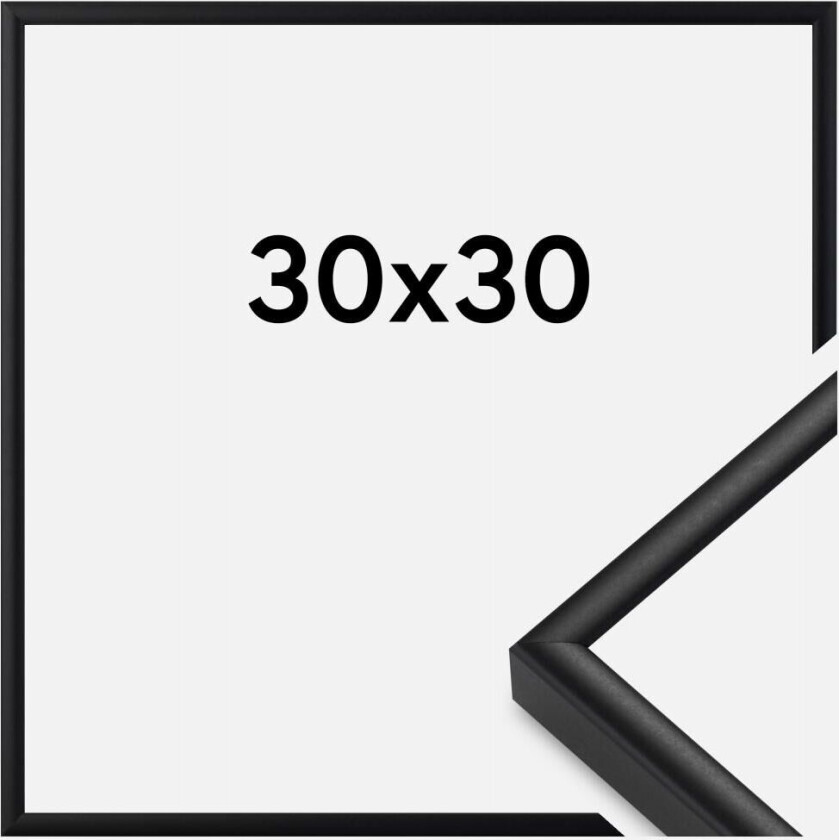 Ramme  Premium Classic Matt Svart 30x30 Cm