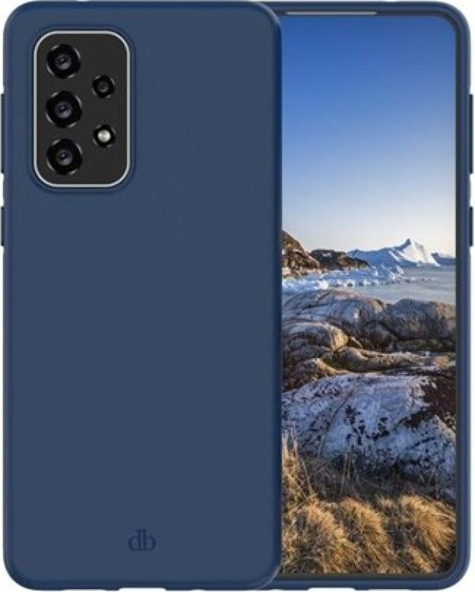 Greenland - Baksidedeksel for mobiltelefon - 100 % resirkulerbar plast - asurblå - for Samsung Galaxy A33 5G