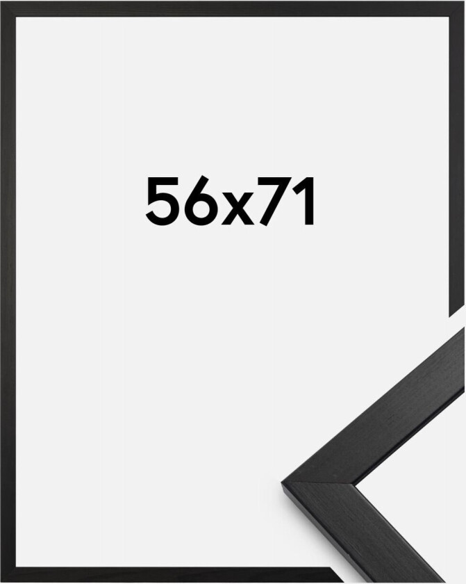 Ramme Stilren Akrylglass Svart 56x71 Cm