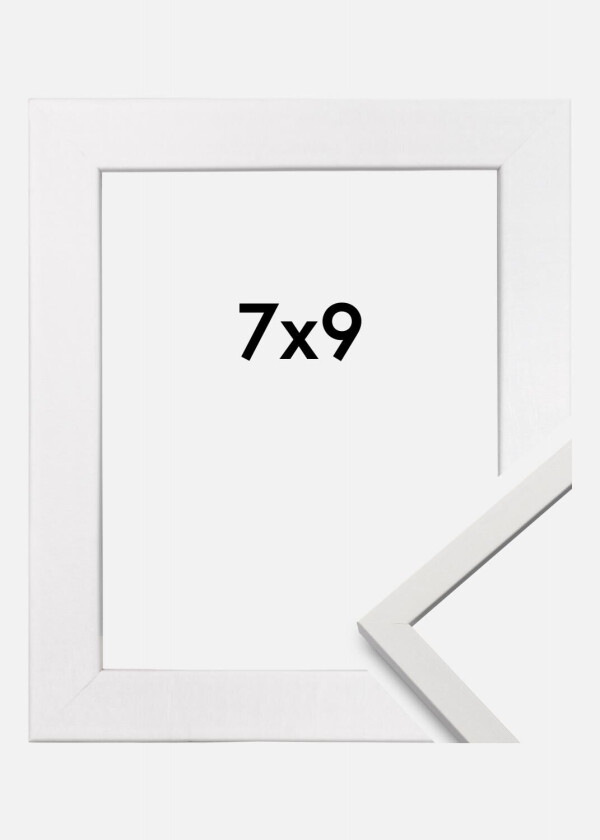 Ramme Edsbyn Hvit 7x9 Cm
