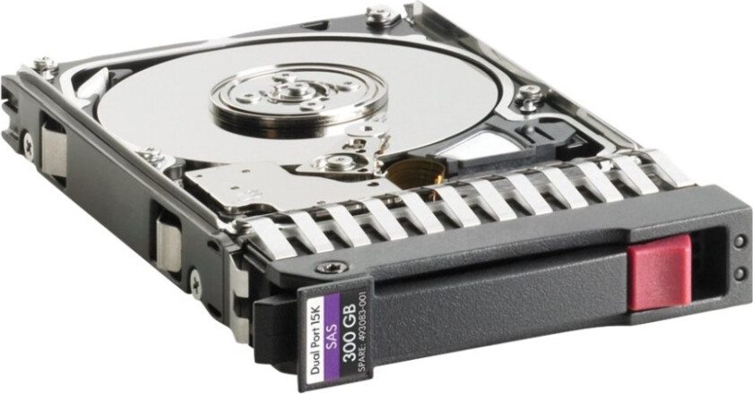 Hpe Dual Port Enterprise - Harddisk - 300 Gb - Hot-Swap - 2.5" Sff - Sas - 10000 Rpm - Fabrikkintegrert
