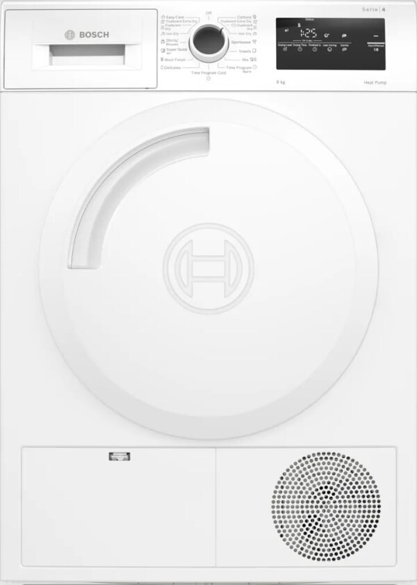 Serie 4 WTH83252PL tørretumbler Fritstående Front-læsning 8 kg A++ Hvid