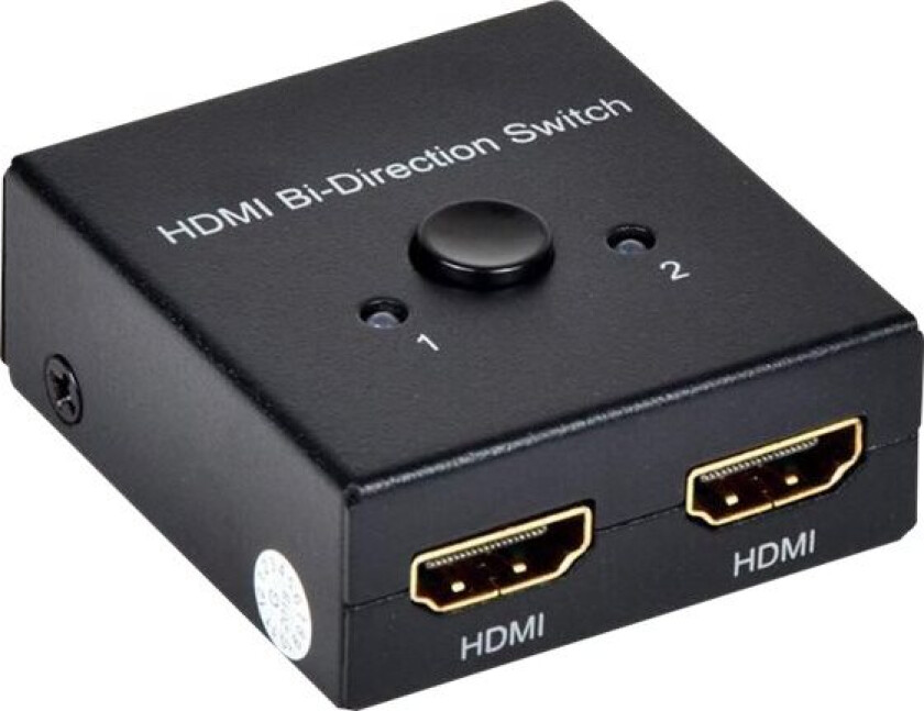 MicroConnect HDMI 4K Bi-Direction Switch - Video/audio splitter/switch - 2 x HDMI - stasjonær