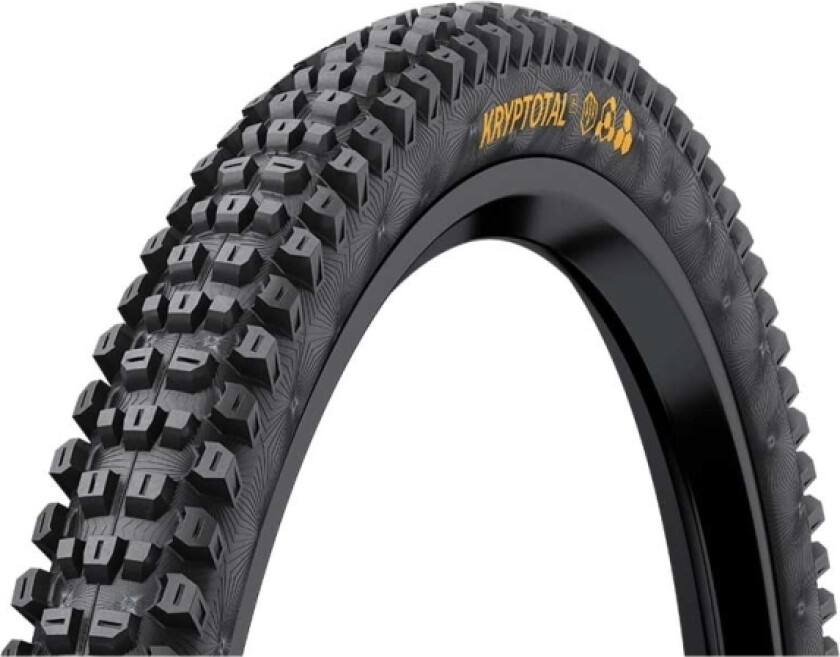 CONTINENTAL Kryptotal-F Folding tire (60-584) Black/black, Super Soft-Compound, PSI max:3,5 (bar), Downhill Casing,
