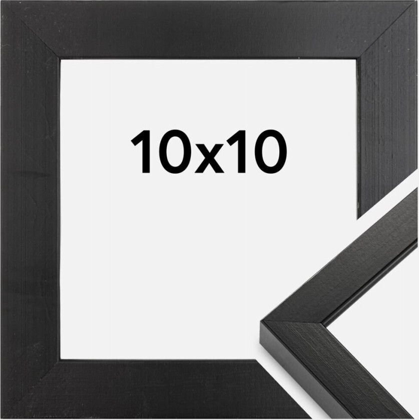 Ramme Amanda Box Svart 10x10 Cm
