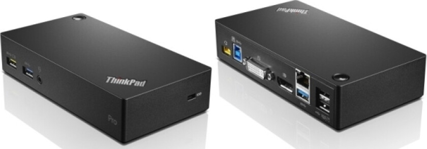 Thinkpad Usb 3.0 Pro Dock - Dockingstasjon - Usb - Dp - Gige - 45 Watt - Danmark