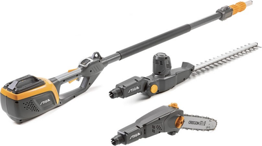 Bilde av Stiga MT 500e - Batteridrevet multiverktøy 48 V - Inkl. 1 x 2 Ah Batteri og lader - Motorsag og hekksakshode