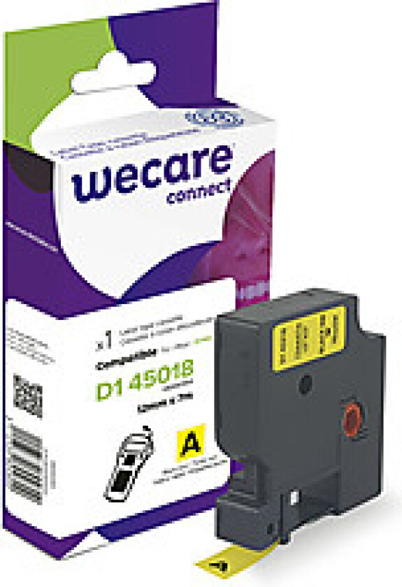 Wecare - Compatible - blekkpatron - for DYMO LabelMANAGER 160, 210D, 280, 360D, 420P, 500TS, PnP DYMO LabelWriter 450