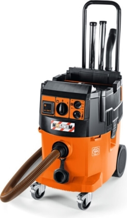 FEIN Dustex 35 MX, Svart, Oransje, 35 l, 72 l/s, 254 mbar, 7,5 m, 3,5 cm