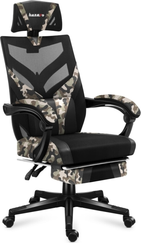Huzaro Combat 5.0, PC-gamingstol, 140 kg, Maske sete, Mesh Ryggstø, PC, 610 x 610 mm