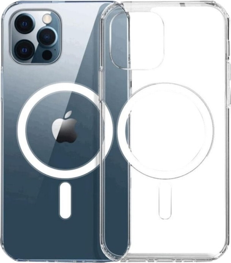 Crystal Cover - Baksidedeksel for mobiltelefon - MagSafe-samsvar - akryl - gjennomsiktig - for Apple iPhone 12, 12 Pro