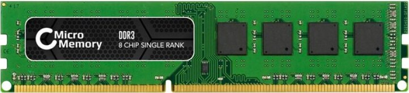 - DDR3 - modul - 4 GB - DIMM 240-pin - 1333 MHz / PC3-10600 - ikke-bufret - ikke-ECC