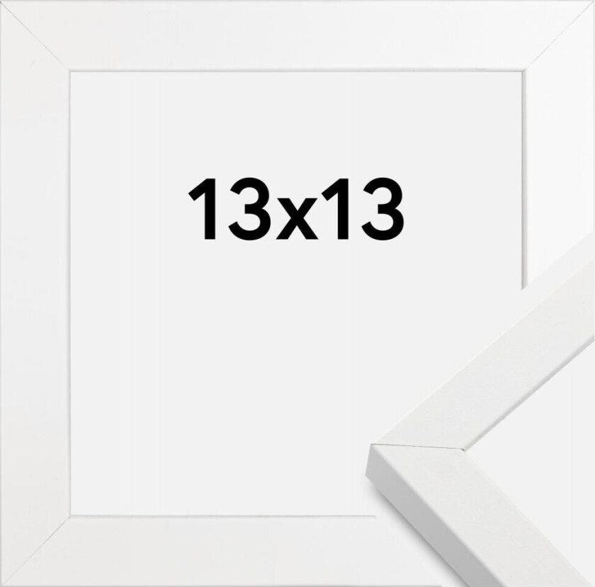 Ramme Amanda Box Hvit 13x13 Cm