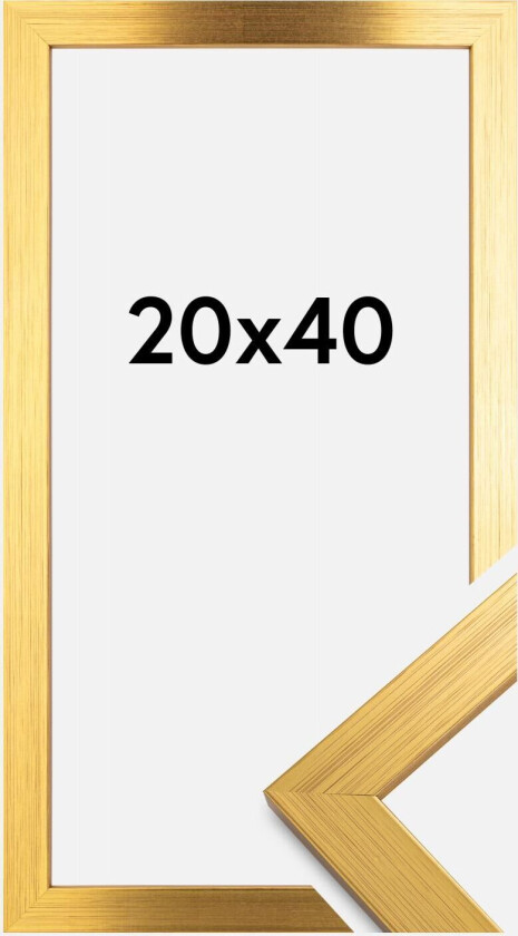 Ramme Gold Wood 20x40 Cm