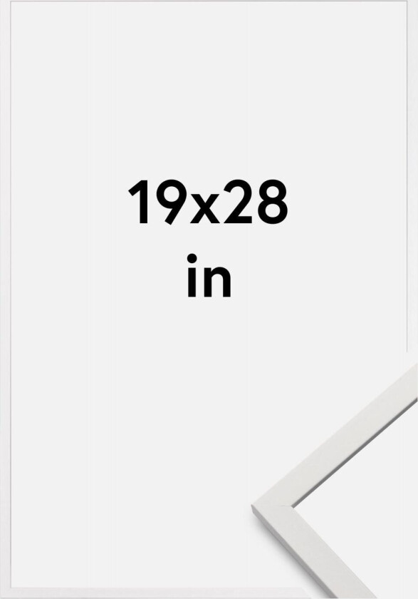 Ramme Edsbyn Akrylglass Hvit 19x28 Inches (48,26x71,12 Cm)