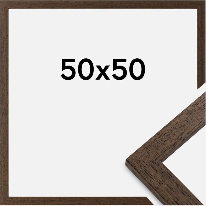Ramme Brown Wood 50x50 Cm