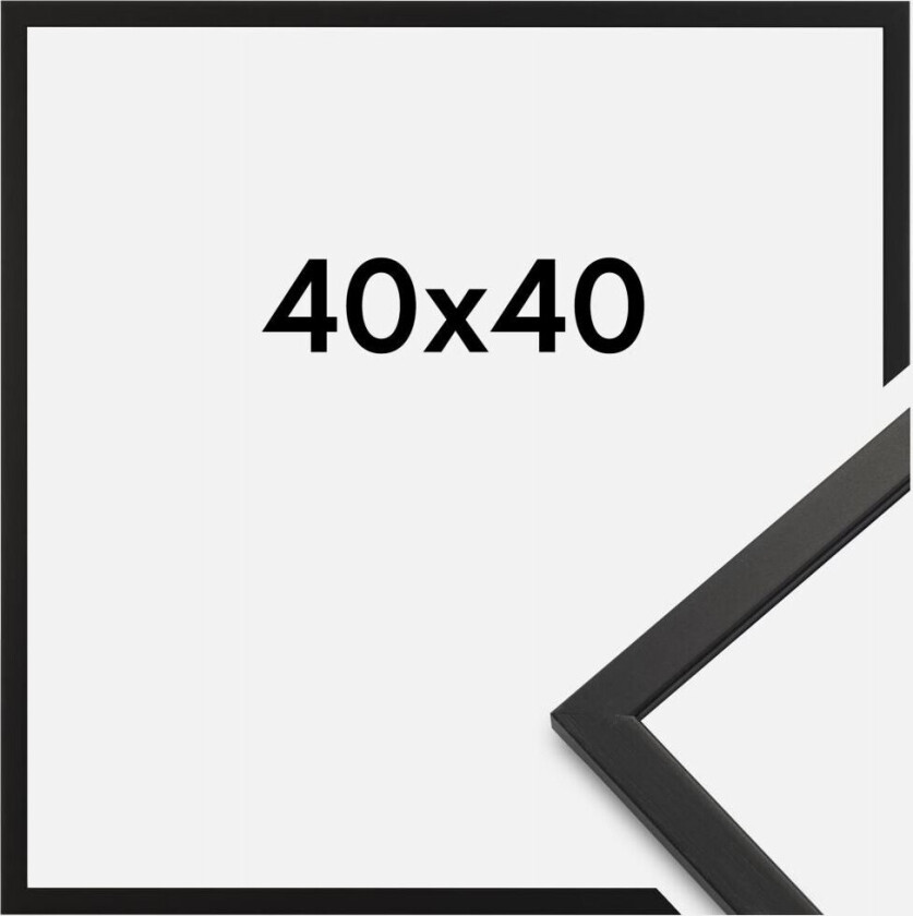 Ramme Edsbyn Svart 40x40 Cm