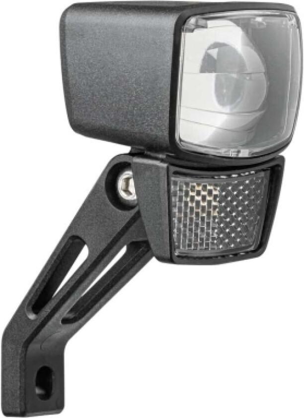 Front light NXT 45 E-bike 6-12V Black 45 LUX, The Nxt 45 is an E-bike front light with a light output of 45