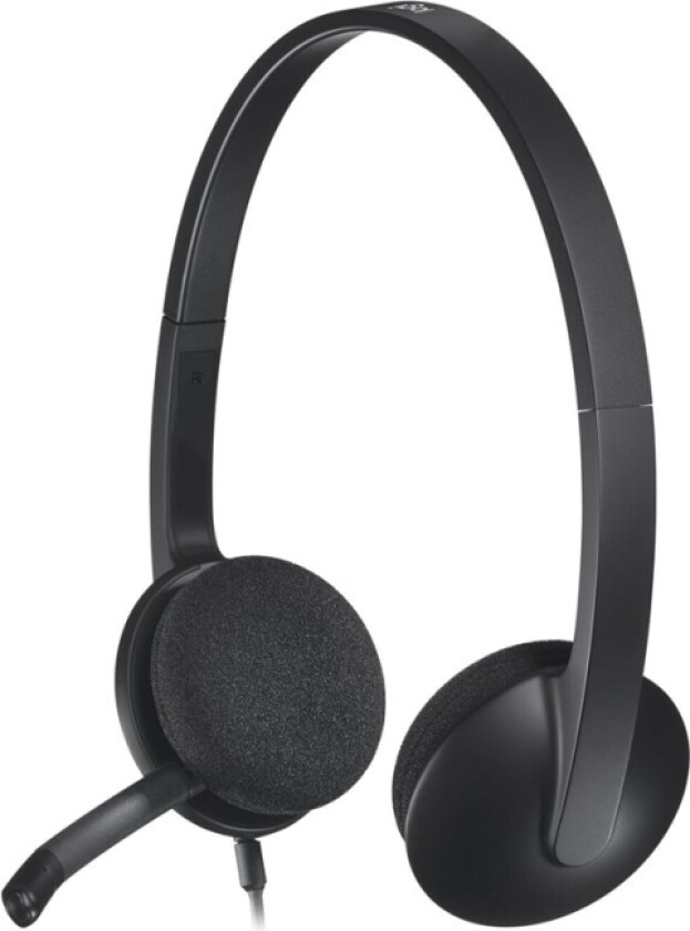 USB Headset H340 - Headset - på øret - kabling - USB