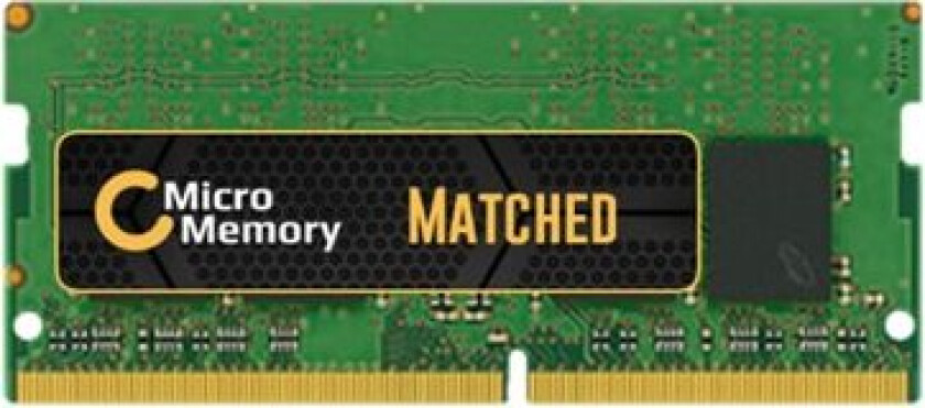 - DDR4 - modul - 8 GB - SO DIMM 260-pin - 2400 MHz / PC4-19200 - 1.2 V - ikke-bufret - ikke-ECC - for Lenovo ThinkCentre M710  Thinkpad 13 (1st Gen)  ThinkPad L470  L570  P51  T480  T570