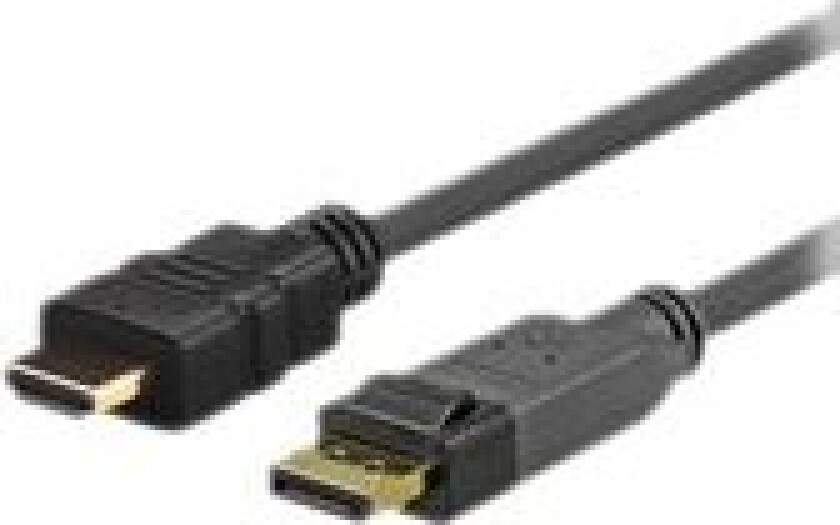 Pro - HDMI-kabel - DisplayPort hann til HDMI hann - 10 m - låst