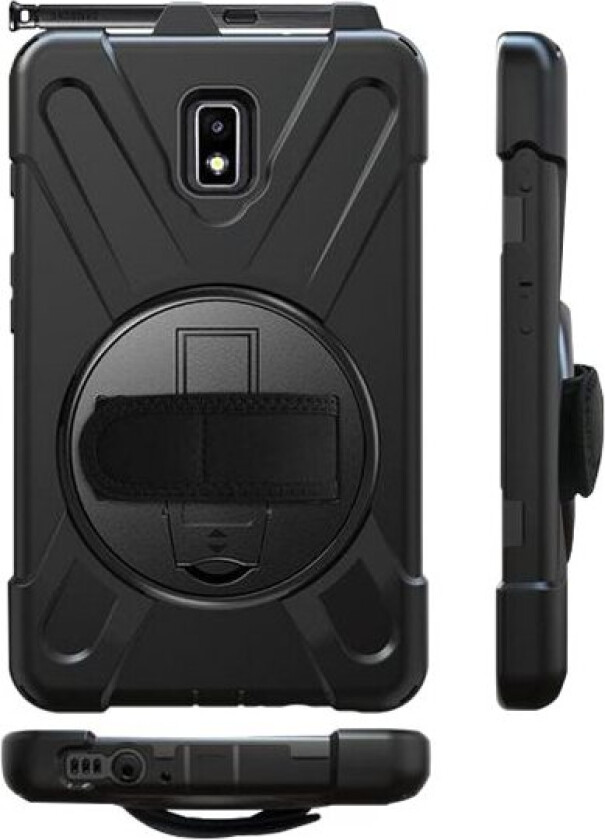 Defender Case - Baksidedeksel for nettbrett - svart - 8 - for Samsung Galaxy Tab Active 2
