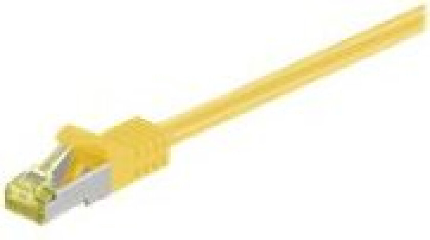 Microconnect - Nettverkskabel - Rj-45 (Hann) Til Rj-45 (Hann) - 1 M - Sftp, Pimf - Cat 7 - Halogenfri, Uten Hindringer - Gul