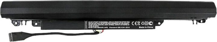 - Batteri til bærbar PC - litiumion - 2200 mAh - 23.8 Wh - svart - for Lenovo IdeaPad 110-14IBR 80T6